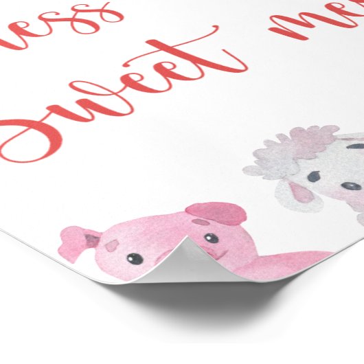 Farm \ Raten Sie das süße Durcheinander Poster (Ecke)