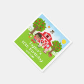 Farm Red Barn American Girl Birthday Party Serviette (Ecke)