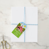 Farm Red Birthday Black Hair Girl Vielen Dank Geschenkanhänger (Mit Garn)