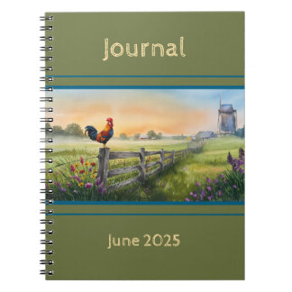 Farm Rooster Journal Notizblock