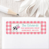 Farm Rücksendeadressen-Aufklebers Geburtstagsparty (Insitu)