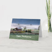 Farm Scene 2 Feiertagskarte (Vorderseite)