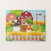 Farm Sheep Chicken Baby Duck Puzzle (Horizontal)