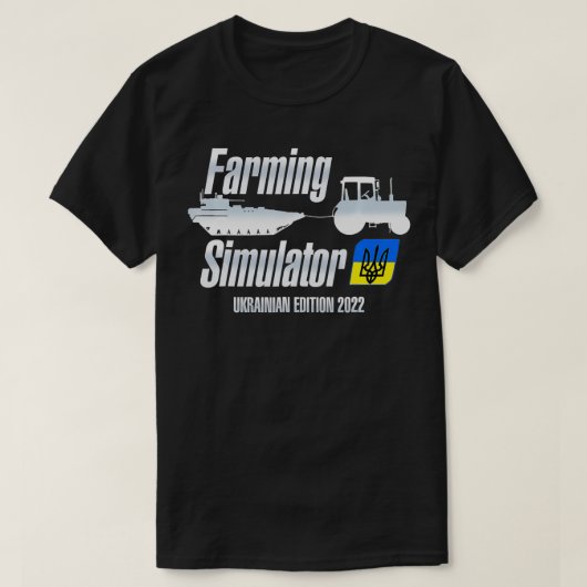 Farm Simulator Ukrainian Edition 2022 Traktoren T-Shirt (Design vorne)