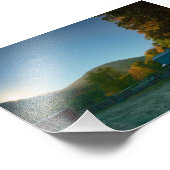 Farm Sunrise Fotodruck (Ecke)