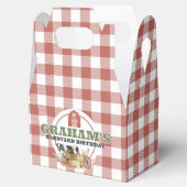 Farm Theme Gefälligkeitsboxen Geschenkschachtel (Geöffnet)