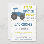 Farm Theme Party Card für Jungen oder Mädchen Einladung (Vorderseite)