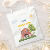 Farm Three I-E-I-O 3rd Birthday Geschenktütchen (Ausgeschnitten)
