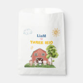Farm Three I-E-I-O 3rd Birthday Geschenktütchen (Vorderseite)