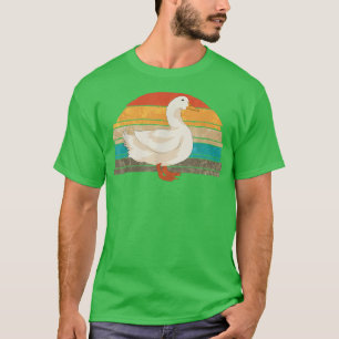 Farm Tier Ente Lover Bird Bauer Retro Duck T-Shirt