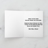 "Farm to Easel" Get Well Card Karte (Innenseite)