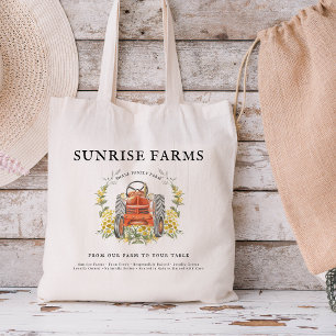 Farm to Table   Personalisierter Öko-Einkaufsbeute Tragetasche