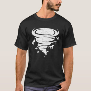 Farm Tornado Hurrikan Pferd Schwein Huhn T-Shirt