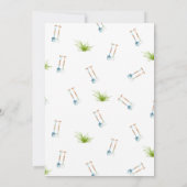 Farm Tractor Birthday Invitation | Barnyard Animal Karte (Rückseite)