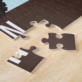 Farm Tractor Green und Gelb Puzzle (Seite)