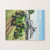 Farm Tractor Puzzle (Horizontal)