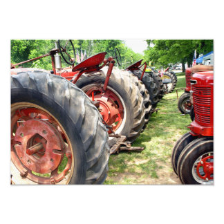 Farm Tractors Fotodruck