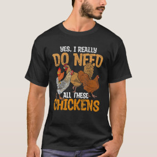 Farm Vogel Tier Geflügel Bauer Landwirtschaft Huhn T-Shirt