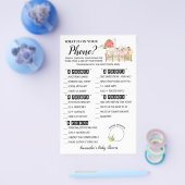 Farm Was auf Ihrer Phone Baby Shower Game Karte is (Einzeln)