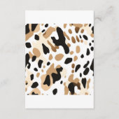 Farm Wedding Cowhide Print Begleitkarte (Vorderseite)