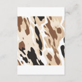 Farm Wedding Cowhide Print Begleitkarte (Vorderseite)