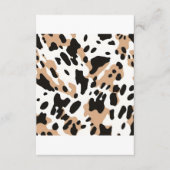 Farm Wedding Cowhide Print Begleitkarte (Vorderseite)