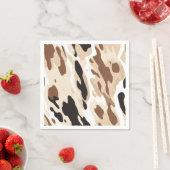 Farm Wedding Cowhide Print Serviette (Beispiel)