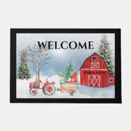 Farm Weihnachten Doormat Fußmatte