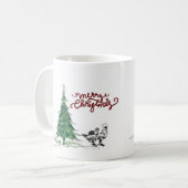 Farm Weihnachtsgebäck-Tasse Kaffeetasse (Vorderseite Links)