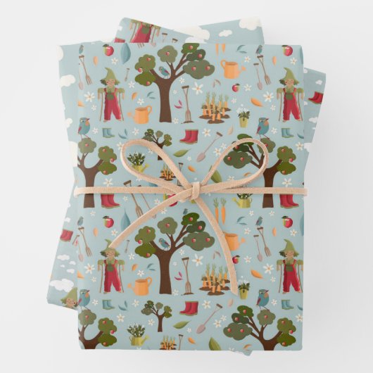Farm Yard Gift Wrap Geschenkpapier Set (Beispiel)