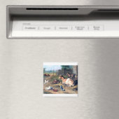 Farm Ziege Kids Tauben Magnet (In Situ (Geschirrspüler))