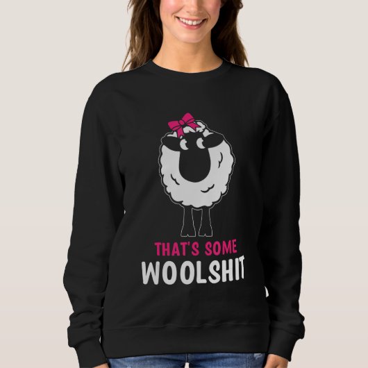 Farmaholic Cool Farmers Sheepholic Funny Pun Farmi Sweatshirt (Vorderseite)