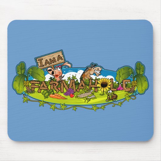 Farmaholic Logo Mousepads (Vorne)