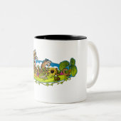 Farmaholic Logo Zwei-Ton Tasse (VorderseiteRechts)