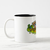Farmaholic Logo Zwei-Ton Tasse (Links)