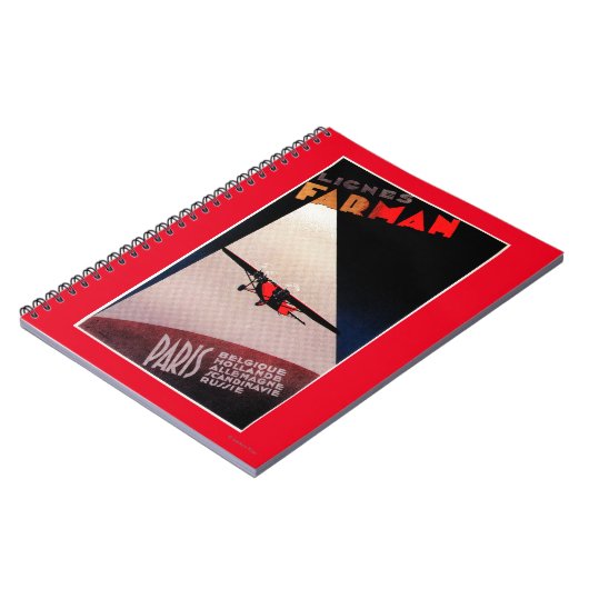 Farman Airlines Farman 300 Monoplane Promo Poste Notizblock (Linke Seite)