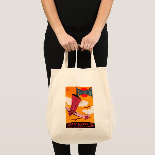Farman Brothers Airlines F-170 Monoplane Poster Tragetasche (Vorderseite (Produkt))