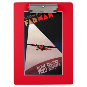 Farman Fluglinien Farman 300 Eindeckerpromo-Posten Klemmbrett