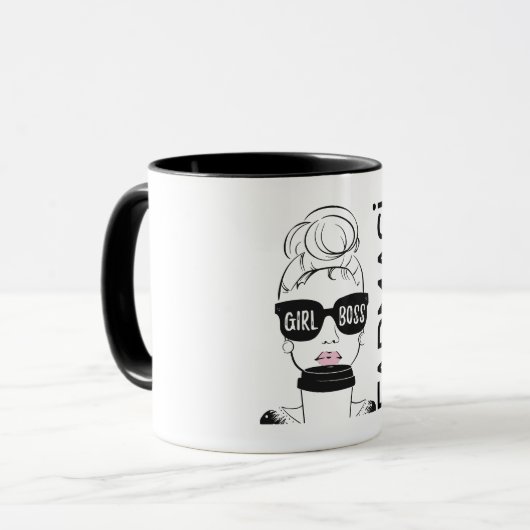 Farmasi zweitonige Kaffee-Tee-Tasse Tasse (Vorderseite Links)