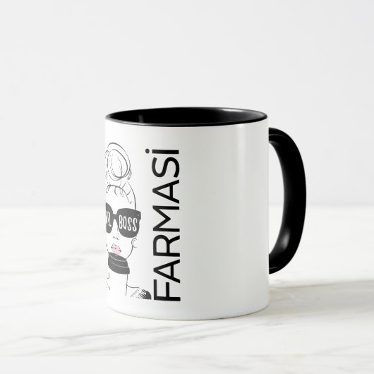 Farmasi zweitonige Kaffee-Tee-Tasse Tasse (VorderseiteRechts)