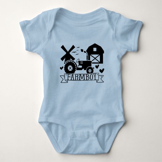Farmboy Baby Bodysuit Baby Strampler (Vorderseite)