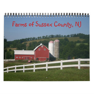 Farmen des Sussex County NJ Kalender 2014