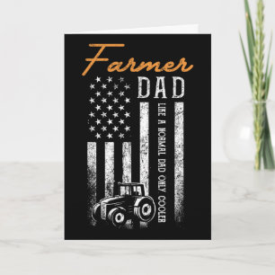 Farmer Dad wie ein normaler Dad, nur cooler USA-Fl Karte