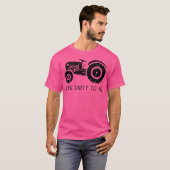 Farmer Für Männer Rede Schmutzig Mit Mir Traktor T-Shirt (Vorne ganz)