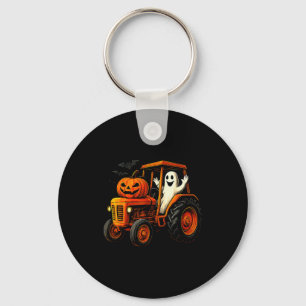 Farmer Geist Traktor Kürbis Soky Saison Halloween Schlüsselanhänger