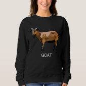 Farmer Goat Farm Animal Sweatshirt (Vorderseite)