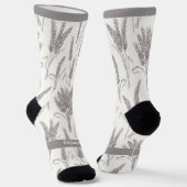 Farmer harvest wheat ears, Thanksgiving Socken (Gewinkelt)