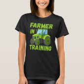 Farmer In Training Tractors Driver Strongman Costu T-Shirt (Vorderseite)
