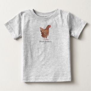 Farmer-Markt-Hahn Baby-Junge T-Shirt