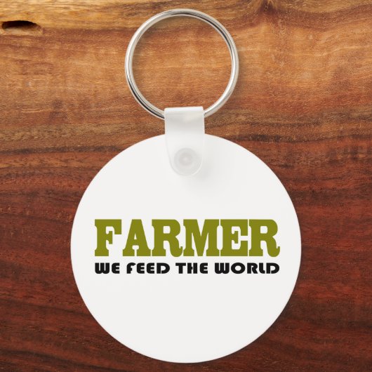 Farmer Occupation Keychain Schlüsselanhänger (Vorderseite)